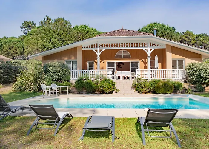 Piscine Chauffée 10pers Dans Cadre Exceptionnel-ag19 Lacanau
